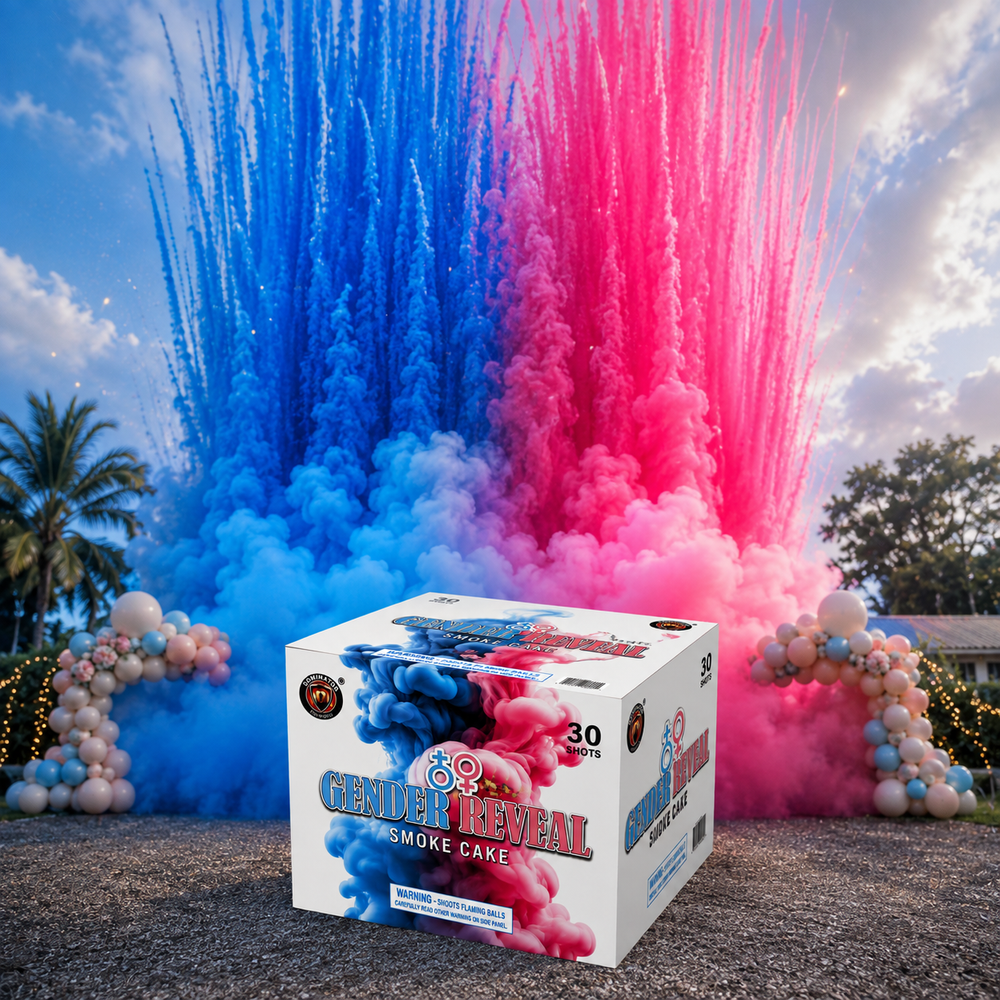 Gender Reveal Daytime Smoke