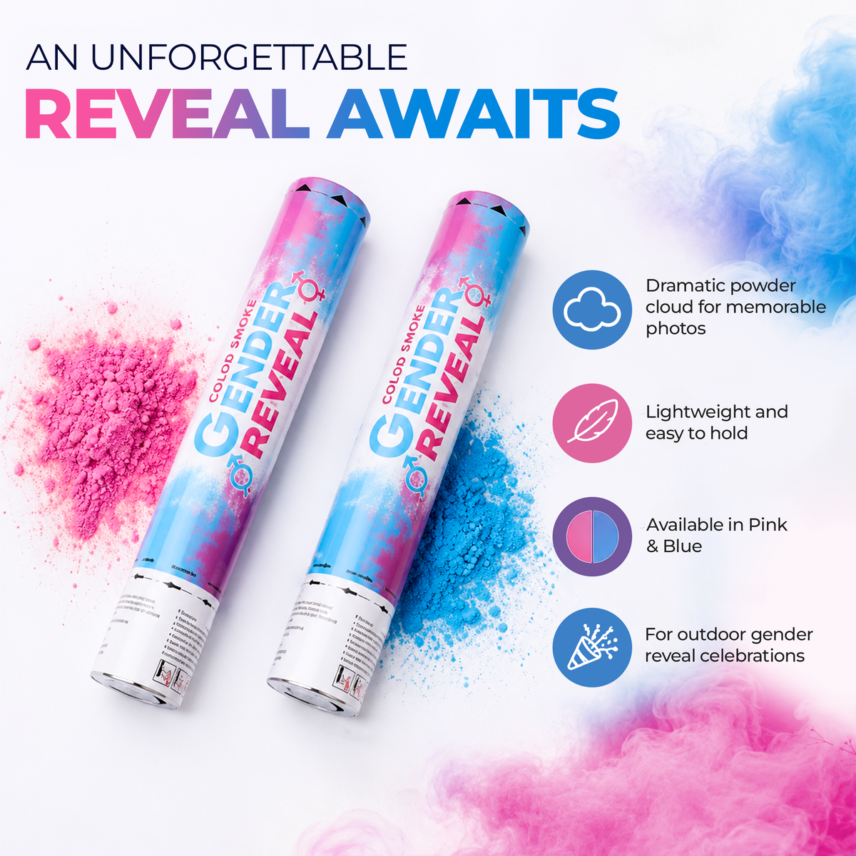 Handheld Twistable Powder Cannons